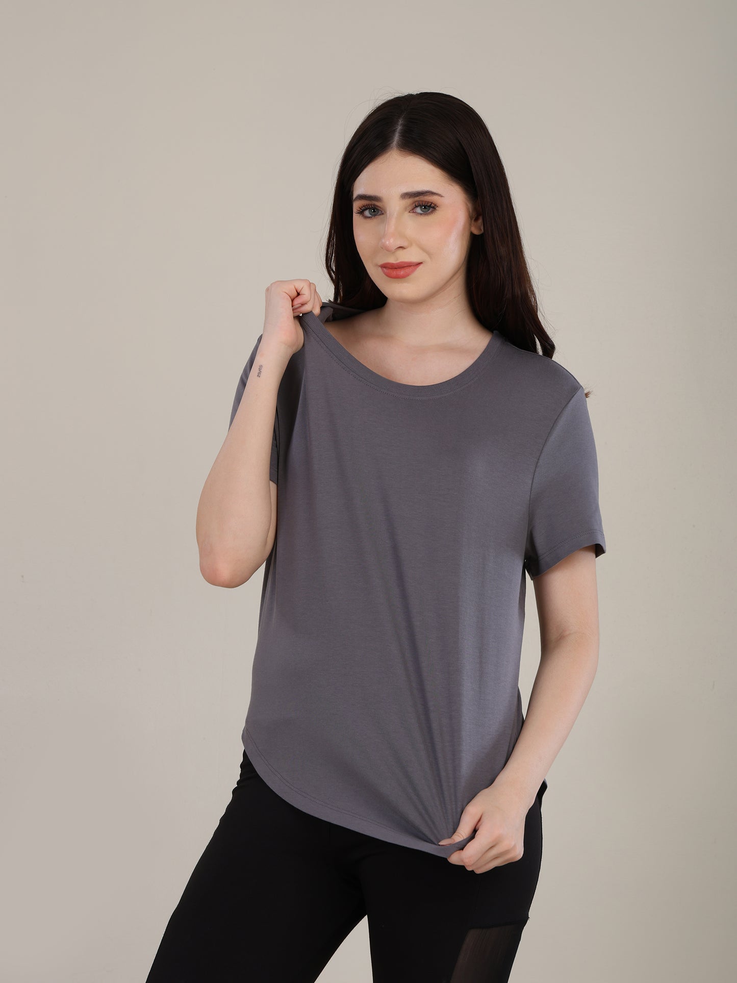 Uncuvr Ash Gray Bamboo Comfort T-Shirt: Soft, Breezy & Effortless All Day