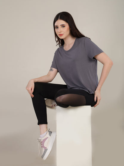Uncuvr Ash Gray Bamboo Comfort T-Shirt: Soft, Breezy & Effortless All Day