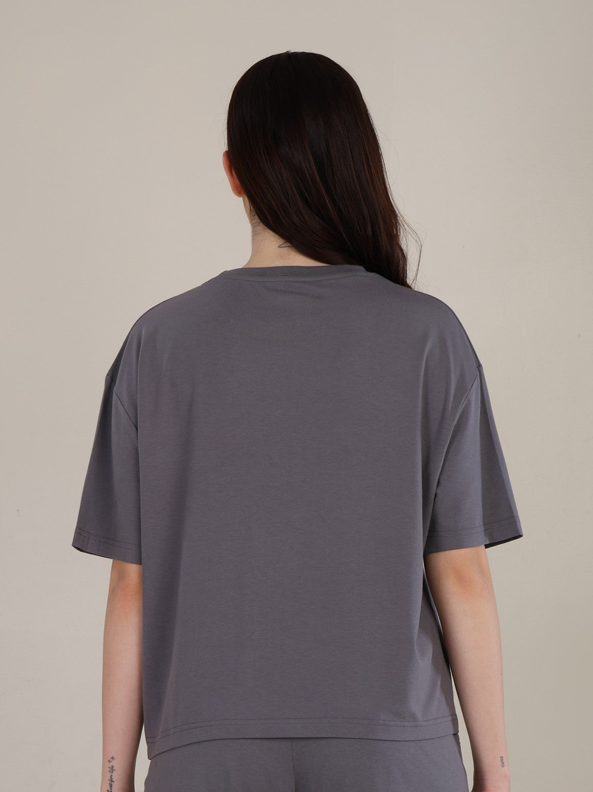 Uncuvr Ash Grey Bamboo Basic T-Shirt: Soft, Breezy & Effortless All Day