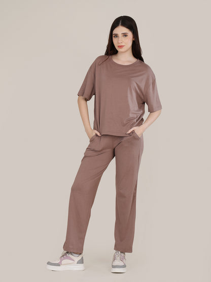 Uncuvr Walnut Bamboo Sleepwear Lounge Set: Relax in Eco-Friendly Comfort