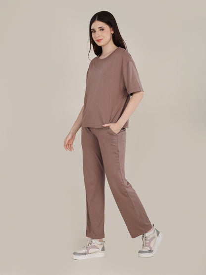 Uncuvr Walnut Bamboo Sleepwear Lounge Set: Relax in Eco-Friendly Comfort