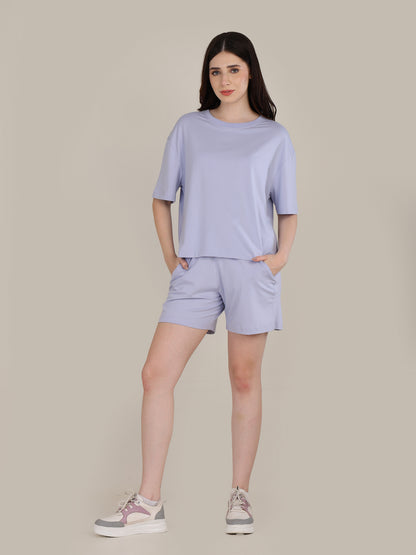 Uncuvr Cosmic Sky Bamboo Sleepwear Shorts Set: Relax in Eco-Friendly Comfort