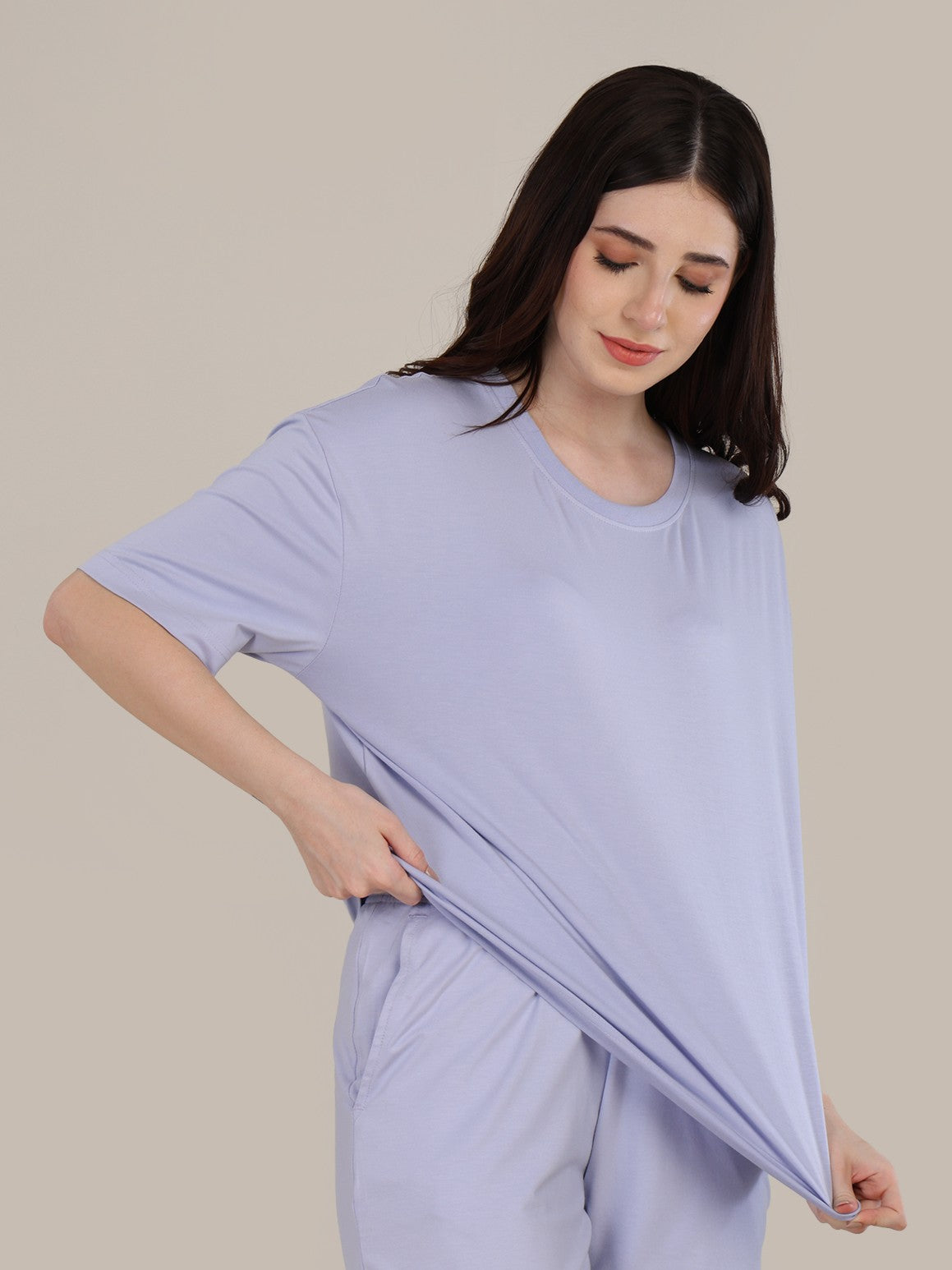 Uncuvr Cosmic Sky Bamboo Basic T-Shirt: Soft, Breezy & Effortless All Day