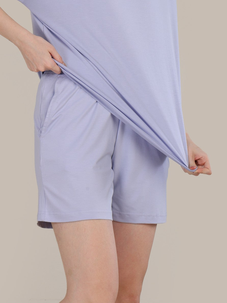 Uncuvr Cosmic Sky Bamboo Sleepwear Shorts: Relax in Eco-Friendly Comfort