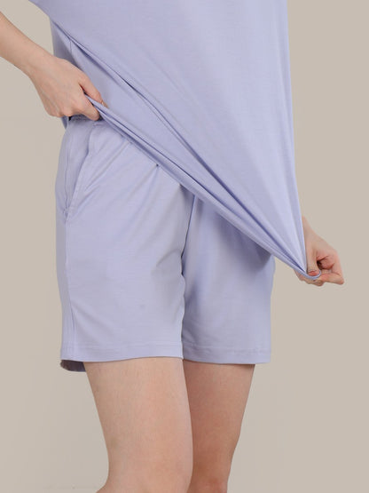 Uncuvr Cosmic Sky Bamboo Sleepwear Shorts: Relax in Eco-Friendly Comfort
