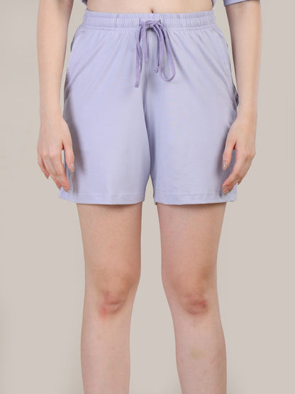 Uncuvr Cosmic Sky Bamboo Sleepwear Shorts: Relax in Eco-Friendly Comfort