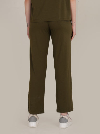 Uncuvr Moss Green Bamboo Sleepwear Lounge Pants: Relax in Eco-Friendly Comfort