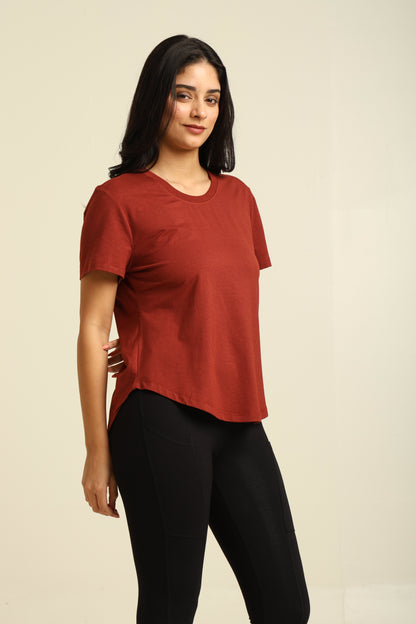 Uncuvr Rust Affair Bamboo Comfort T-Shirt: Soft, Breezy & Effortless All Day