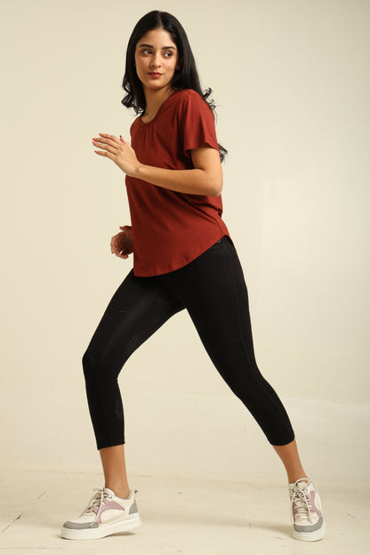 Uncuvr Rust Affair Bamboo Comfort T-Shirt: Soft, Breezy & Effortless All Day