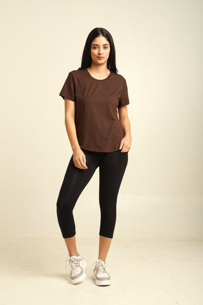 Uncuvr Coffee Rush Bamboo Comfort T-Shirt: Soft, Breezy & Effortless All Day