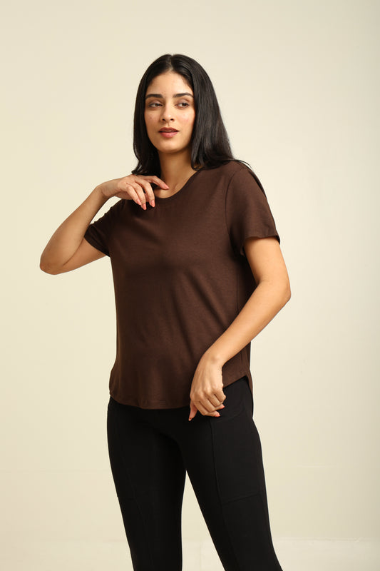 Uncuvr Coffee Rush Bamboo Comfort T-Shirt: Soft, Breezy & Effortless All Day