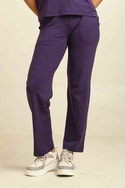 Uncuvr Royal Purple Bamboo Sleepwear Lounge Pants: Relax in Eco-Friendly Comfort