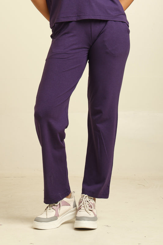 Uncuvr Royal Purple Bamboo Sleepwear Lounge Pants: Relax in Eco-Friendly Comfort