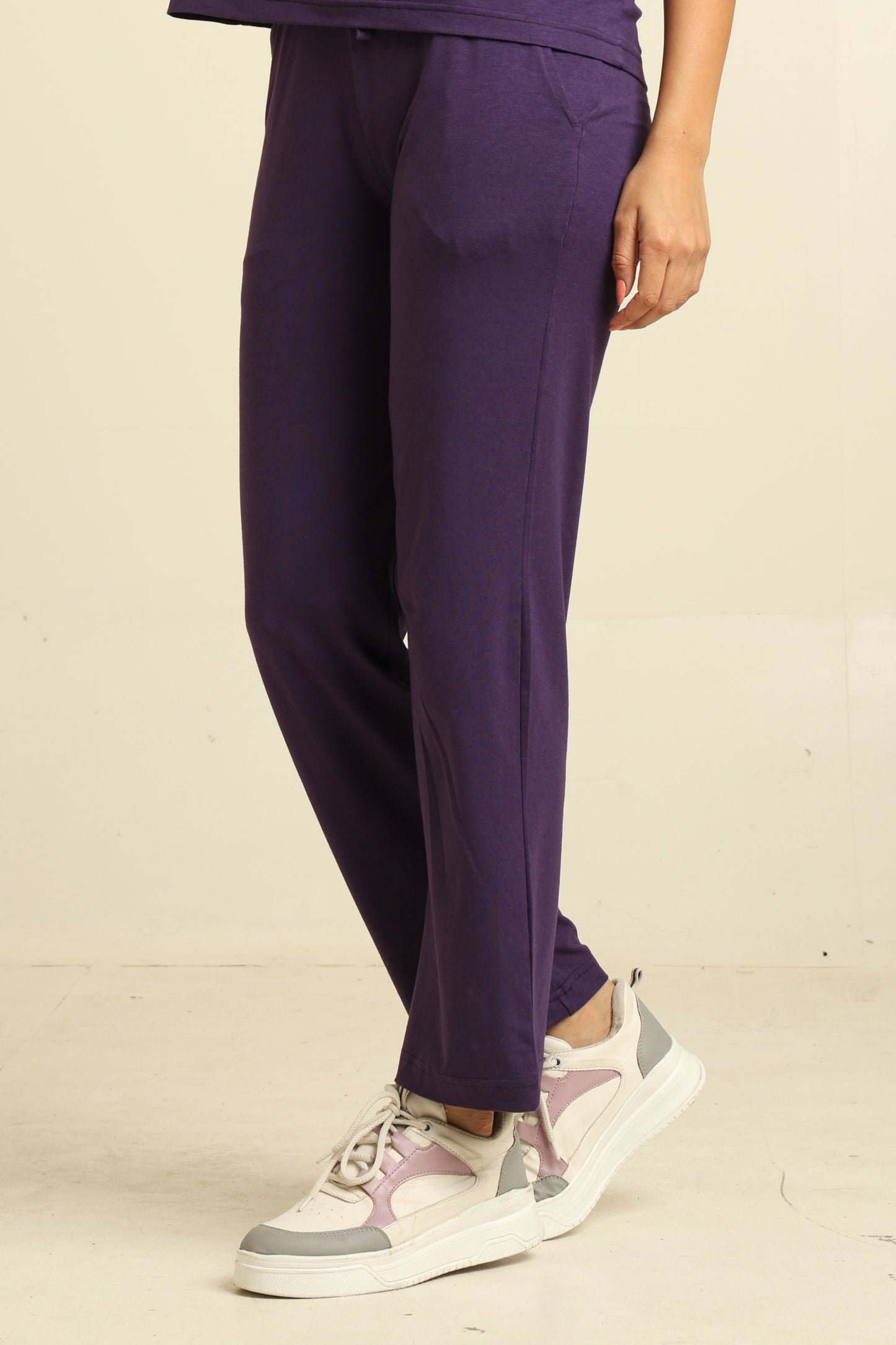 Uncuvr Royal Purple Bamboo Sleepwear Lounge Pants: Relax in Eco-Friendly Comfort