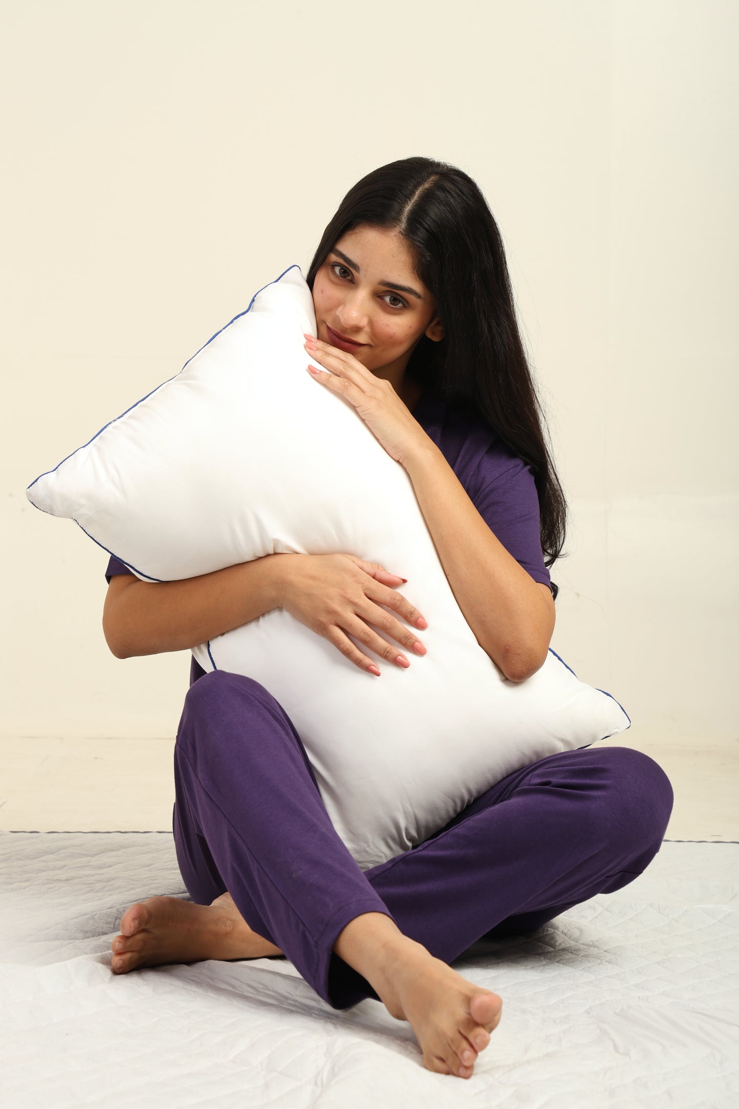 Uncuvr Royal Purple Bamboo Sleepwear Lounge Set: Relax in Eco-Friendly Comfort