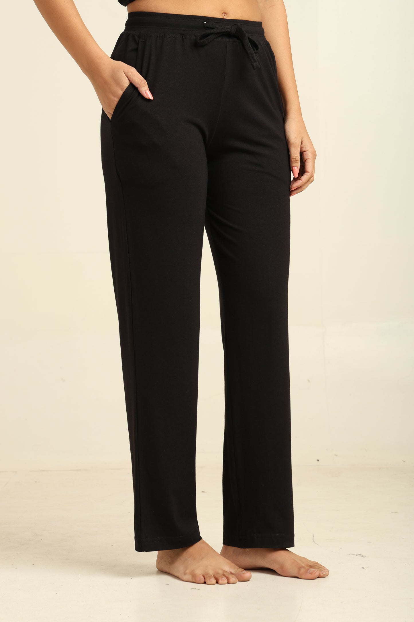 Uncuvr Jet Black Bamboo Sleepwear Lounge Pants: Relax in Eco-Friendly Comfort