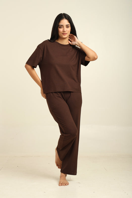 Uncuvr Coffee Rush Bamboo Sleepwear Set of 3: Relax in Eco-Friendly Comfort