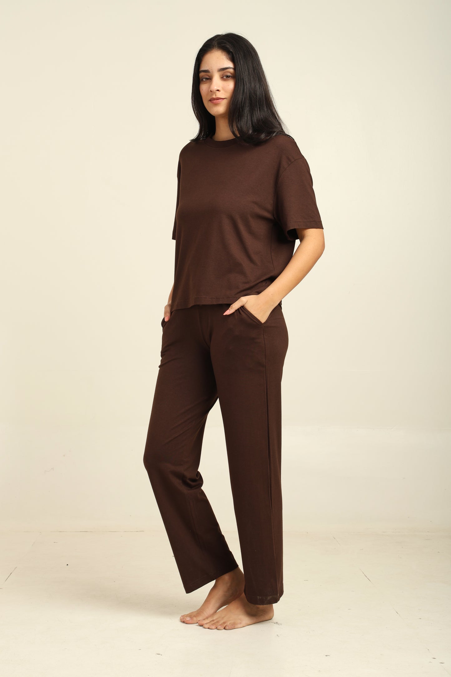 Uncuvr Coffee Rush Bamboo Sleepwear Lounge Set: Relax in Eco-Friendly Comfort