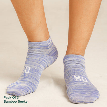 Uncuvr CloudStep Bamboo socks Combo-10 (Pack of 3)