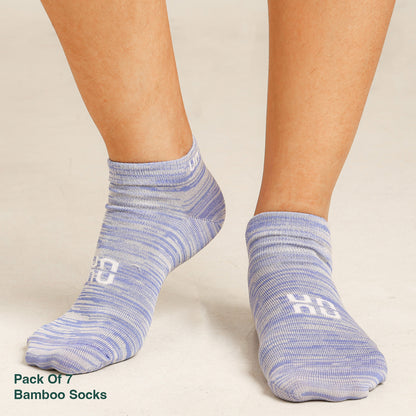 Uncuvr CloudStep Bamboo socks Combo-1 (Pack of 7)