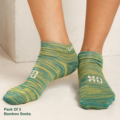Uncuvr CloudStep Bamboo socks Combo-10 (Pack of 3)