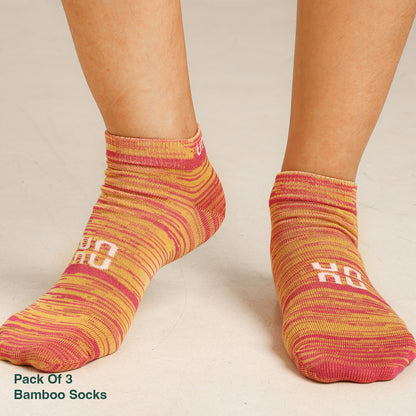 Uncuvr CloudStep Bamboo socks Combo-8 (Pack of 3)